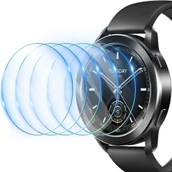 Premium Tempered Glass Screen Protector for Smartwatches - Crystal Clear Protective Film, 1-5 Pack (5Pcs Glass)