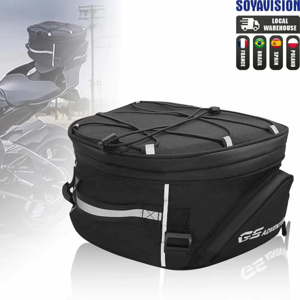 Universal Motorcycles Tail Rear Bags Luggage For BMW ADV R1200GS YAMAHA MT Honda Kawasaki Z900 Accessories Travel Storage Bag
