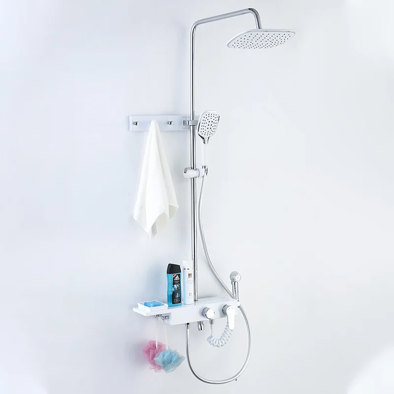 Shower Faucets Bath Tub Mixer Bathroom Set Waterfall Faucet Bath Shower System