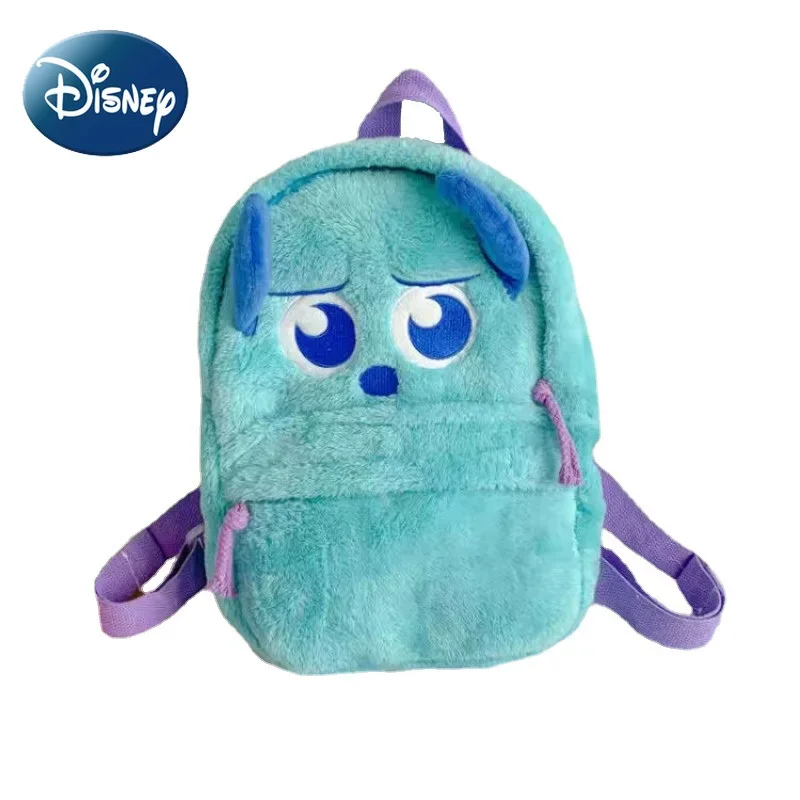 

Disney Mini School Bag Plush Backpack for Girl College Students Cute Kawaii Sullivan Lotso Winnie The Pooh Chip Alien Cartoon