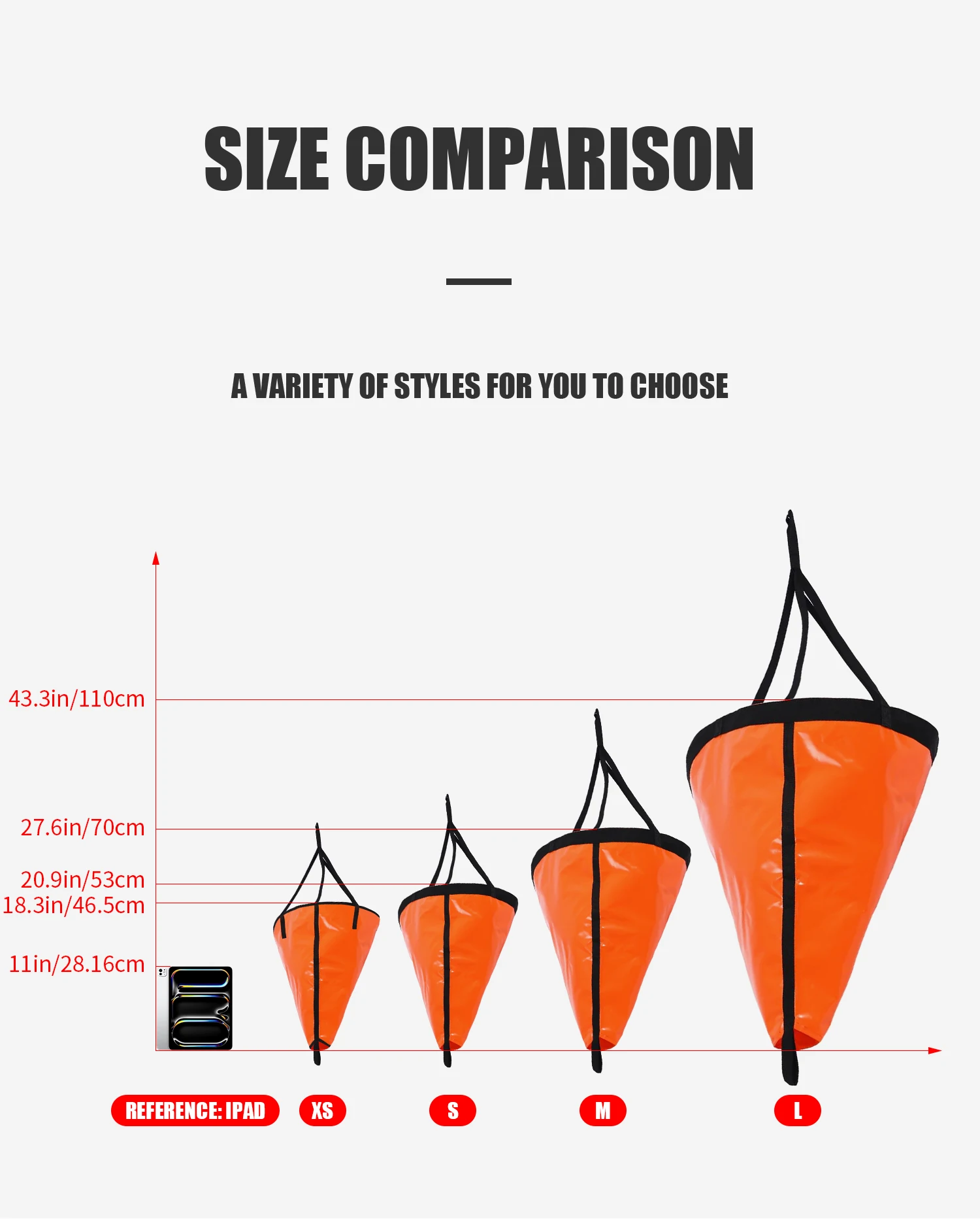 Colorful Sea Anchor Parachute Drift Brake for Boats Suitable for Paddle Boards and Kayak Drifting Sock