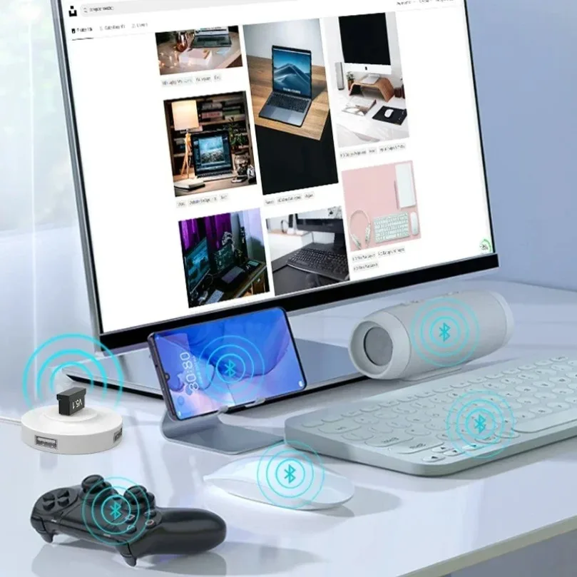 USB 블루투스 어댑터 핸즈프리 무선 송신기 수신기 오디오 블루투스 동글 PC 컴퓨터 노트북용 무선 USB 어댑터