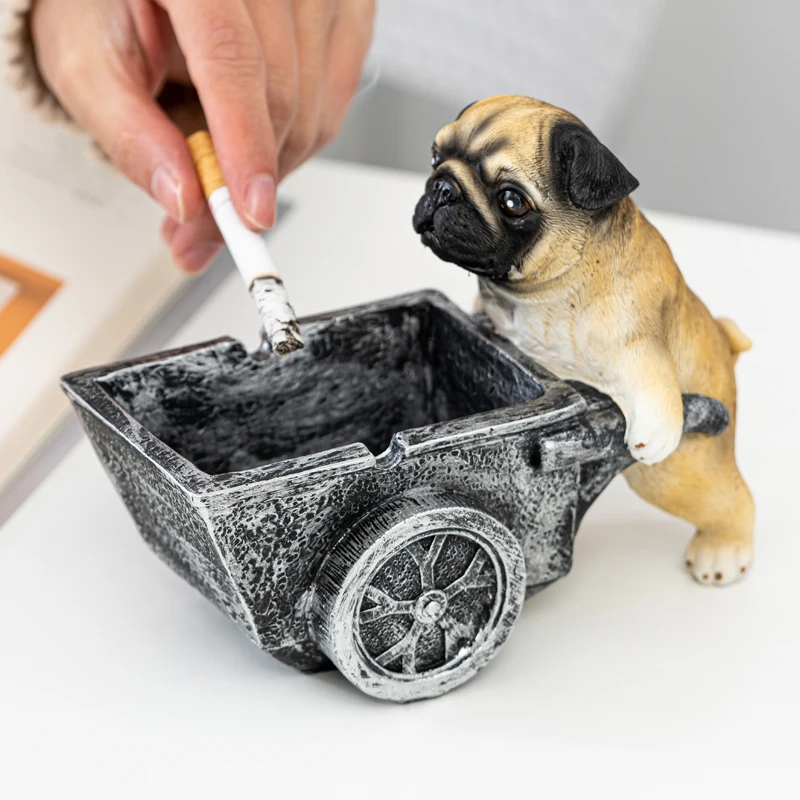 Creative Cigar Ashtray Household Cartoon family Dog Ashtray Gift Boyfriend  Bar Smoking Accessories Table Ashtray Smoking Stick - AliExpress