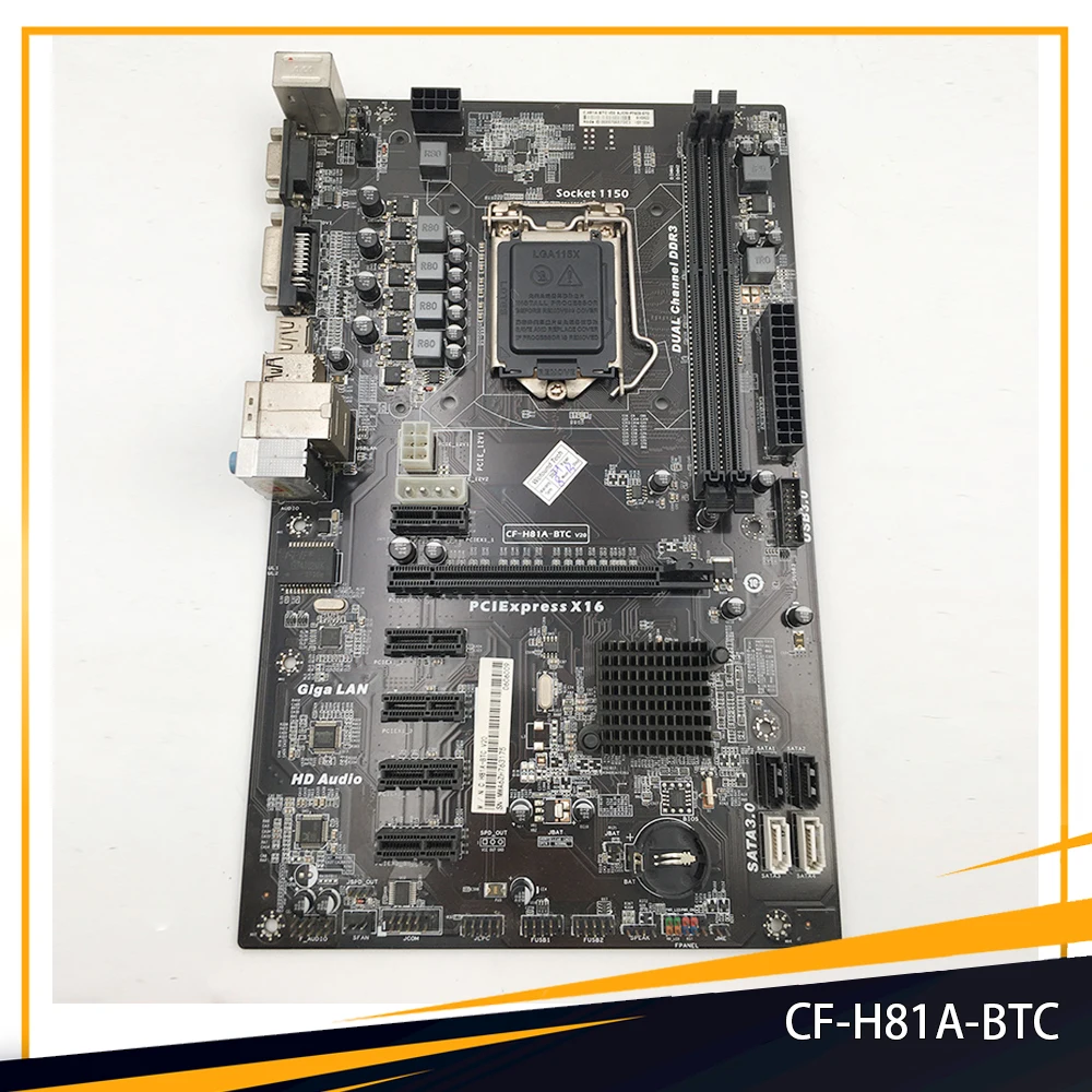 Cf-H81A-Btc Per Biostar 6Gpu 6Pci-E Lga 1150 Ddr3 H81 Scheda Madre Nave Veloce Di Alta Qualità