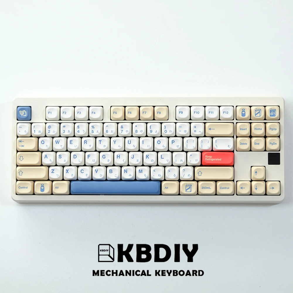 GMK, Soymilk, 140 teclas, PBT, MOA semelhante, japonês, coreano, russo, 7u