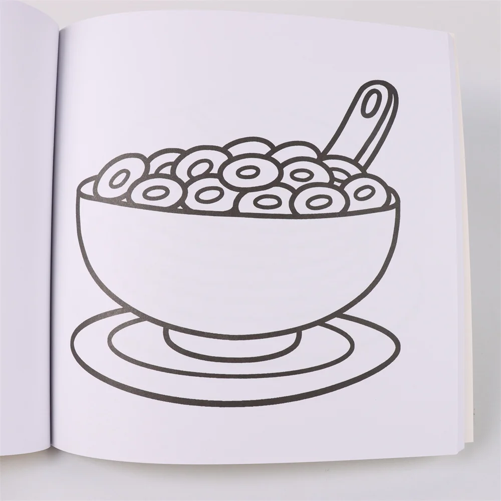 Halloween Spectre Coloring Book FOOD DRINKAA&AWEETS for Adults and Teen Featuring Adorable Creepy Creatures Painting Gift 6