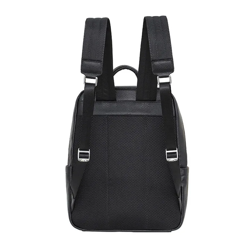YIFANGZHE  Genuine Leather Backpack School Laptop Travel Camping Computer Shoulder Bag Gym Sports Backpacks for Men