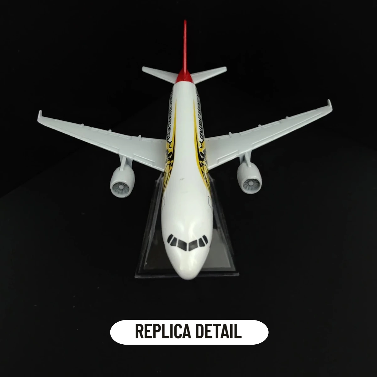 Ölçekli 1:400 Metal Uçak Çoğaltma HAVA ASYA A320 TIGER Havayolları