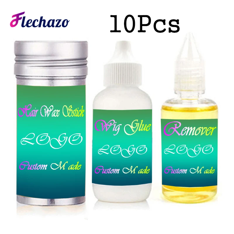 

Lace Wig Glue Adhesive 1.3oz Lace Glue Remover 1oz Hair Wax Stick 2.7oz Personalized LOGO Custom Made 10Pcs