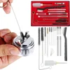 22Pcs Air Brush Spray Gun Cleaning Kit Car Paint Sprayer Cleaning Brush HVLP Pneumatic Paint Sprayer Detail Cleaning Repair Tool 5