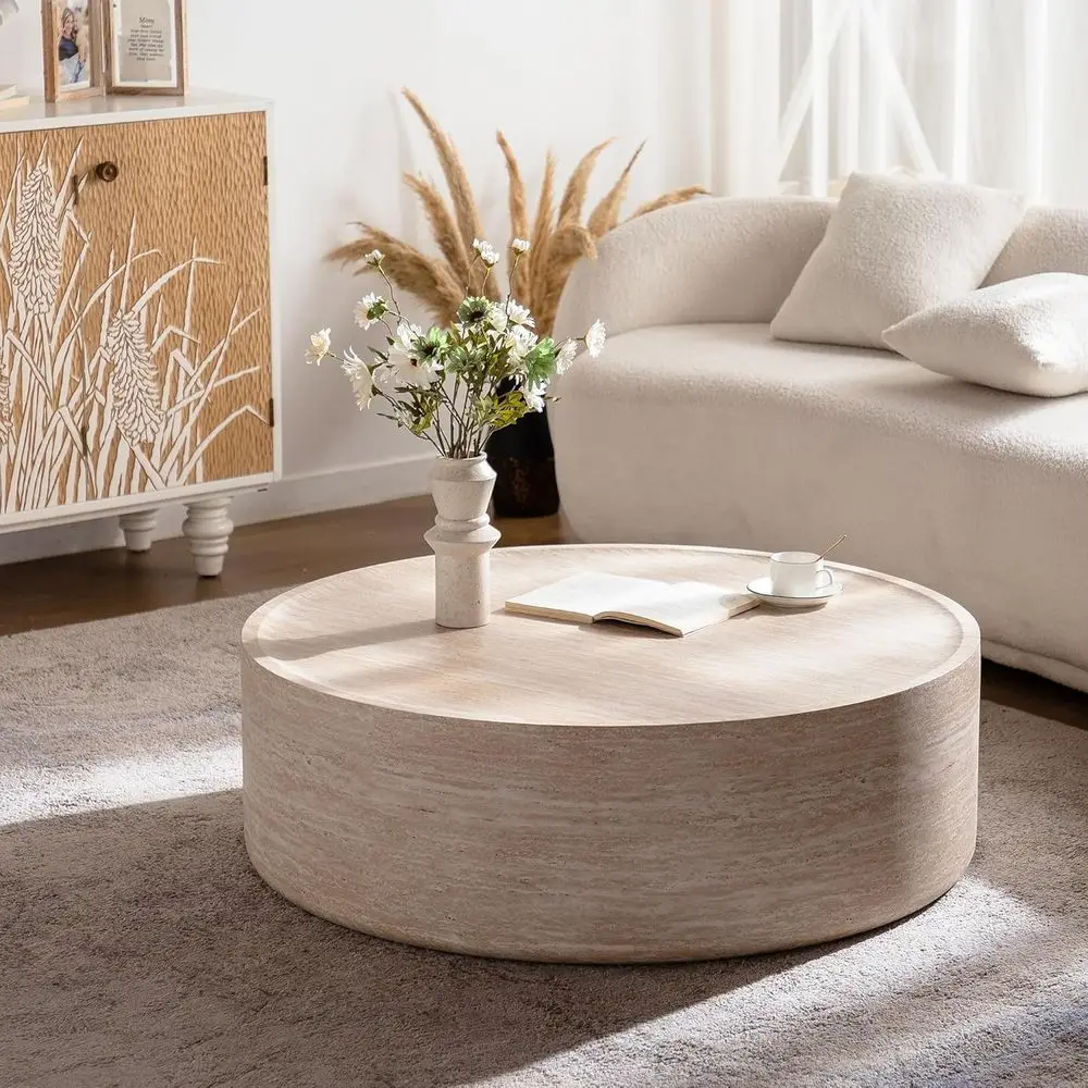 Luna 100 Round Drum Coffee Table - image 8