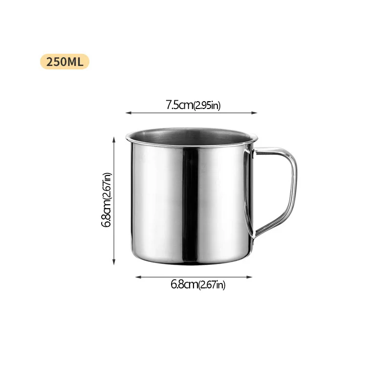 Portable Stainless Steel Travel Mug - Multipurpose Drinkware for Coffee, Tea, or Water