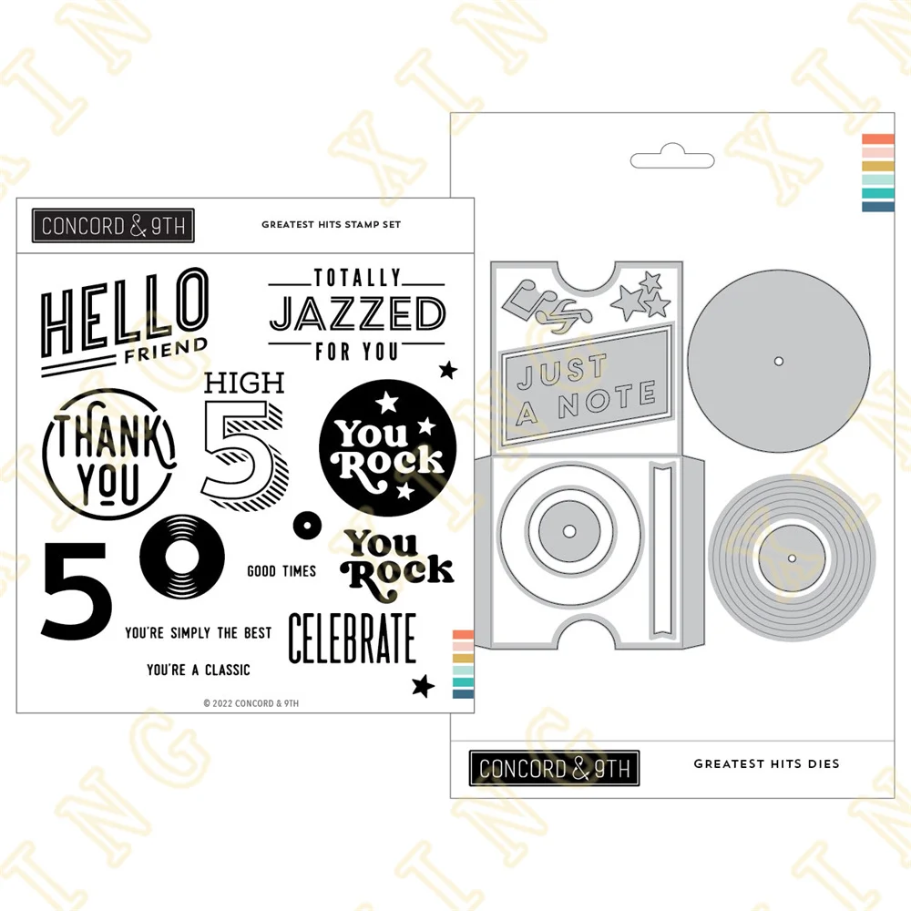 

New Arrival Greatest Hits Metal Cutting Dies Stamps Scrapbook Diary Decoration Embossing Template Diy Greeting Card Handmade