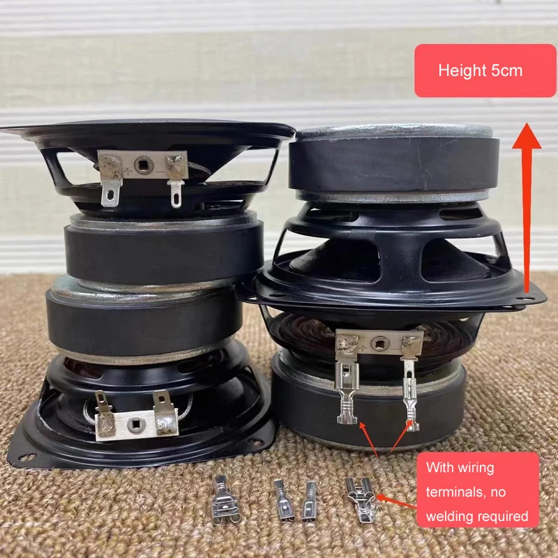 BEIYUAN 1unit GGEC 3.5 inch long stroke speaker 4 ohms 15W 30 cores large magnet Bass Loudspeaker DIY Home Theater Subwoofer