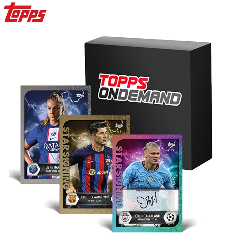 

New 2023 Topps On-Demand Uefa Summer Signing Official Football Collection Card Rare Cristiano Ronaldo Messi Signature Cards