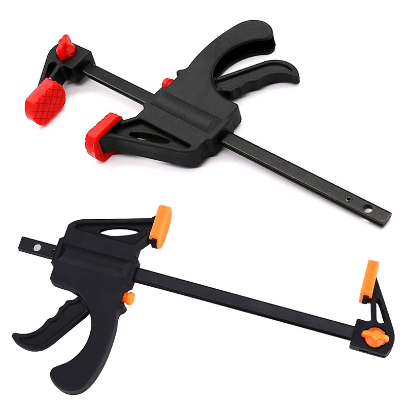 목공 작업 바 미니 F 클램프 클립 세트, 하드 퀵 래칫 릴리스 클립, DIY 목..