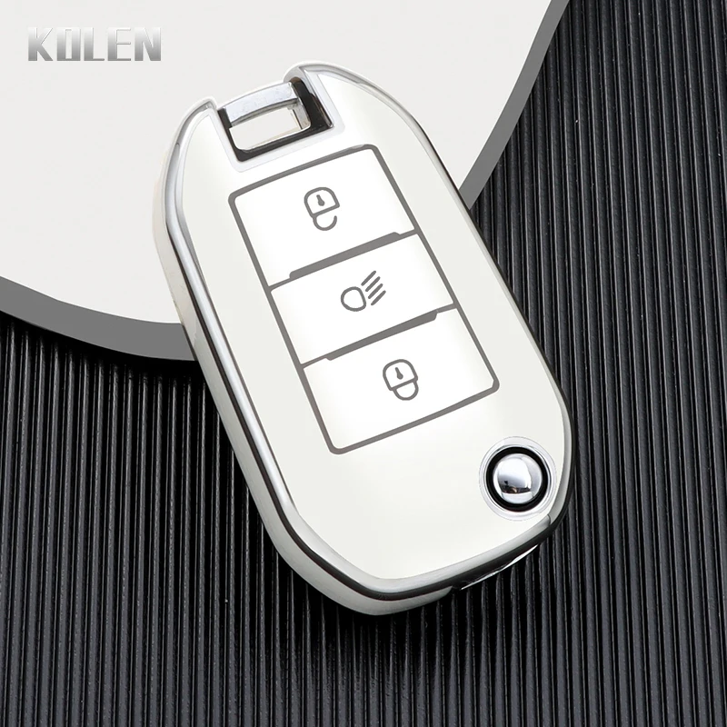 Enhanced TPU Car Flip Key Case Cover Shell - Premium Accessory