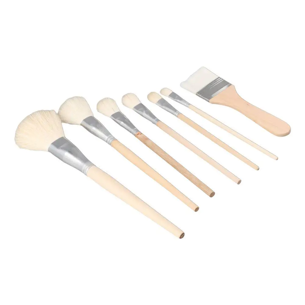Goat Hair Mop Brush Paint Brush Set Wood Color Paint Brushes Versatile Blending Acrylic Painting paint brushes