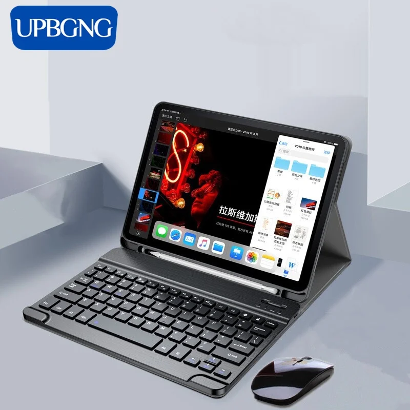 

UPBGNG Case with Bluetooth Keyboard for iPad Pro 11 2021 iPad Air 4 Air 5 10.9 inch Keyboard Case for iPad 10.2 9th Mini 6