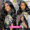 13x6 Body Wave Lace Front Wigs Human Hair 200% Density 13x4 Loose Wave Frontal Wig Pre Plucked HD Transparent Human Hair Remy 2