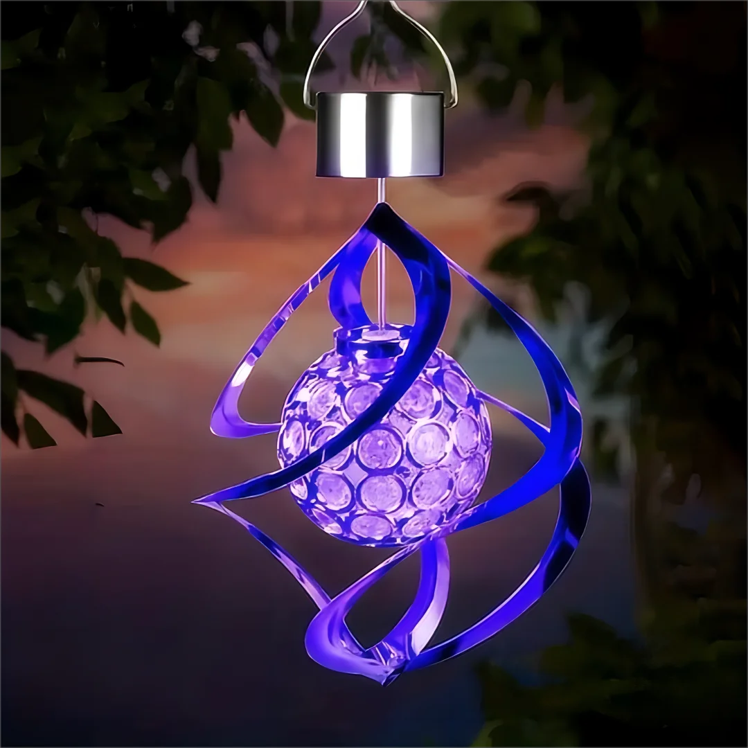 Hanging Solar Swirl Wind-spinner