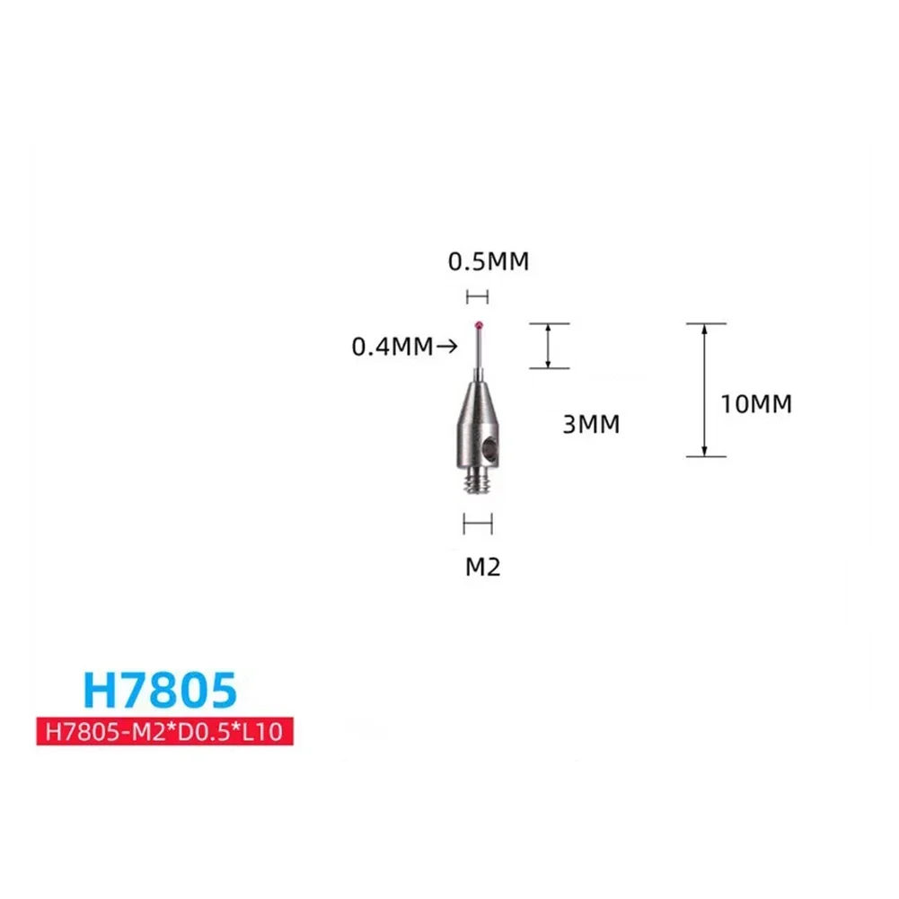 M2 볼 Cmm 스타일러스 스레드 CNC 측정 프로브, 스타일러스 포인트 접촉 H7805/H1345/H7806/H0033/H7808/H8663/H0034/H0035 CMM 프로브