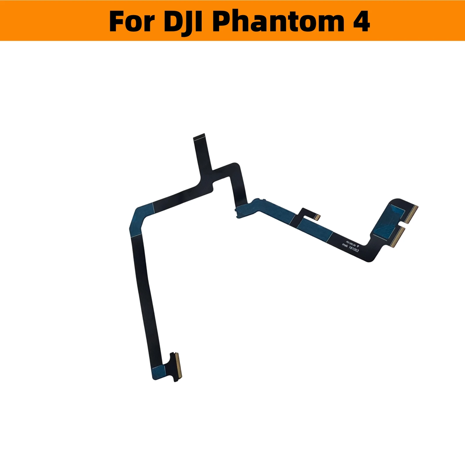 Câble nappe flexible cardan pour DJI Phantom 4/4 Pro, pièce de rechange posée sur fond blanc.