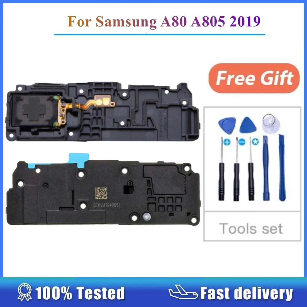 

Наушники для Samsung Galaxy A80 A805 2019, динамик, громкоговоритель, звонок, звуковой модуль, запасные части в сборе