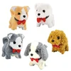 Simulation Pet for Boys and Girls Walking Barking Tail Wagging Plush Smart Interactive Electric Cute Puppy Dog Baby Kids Toy 1