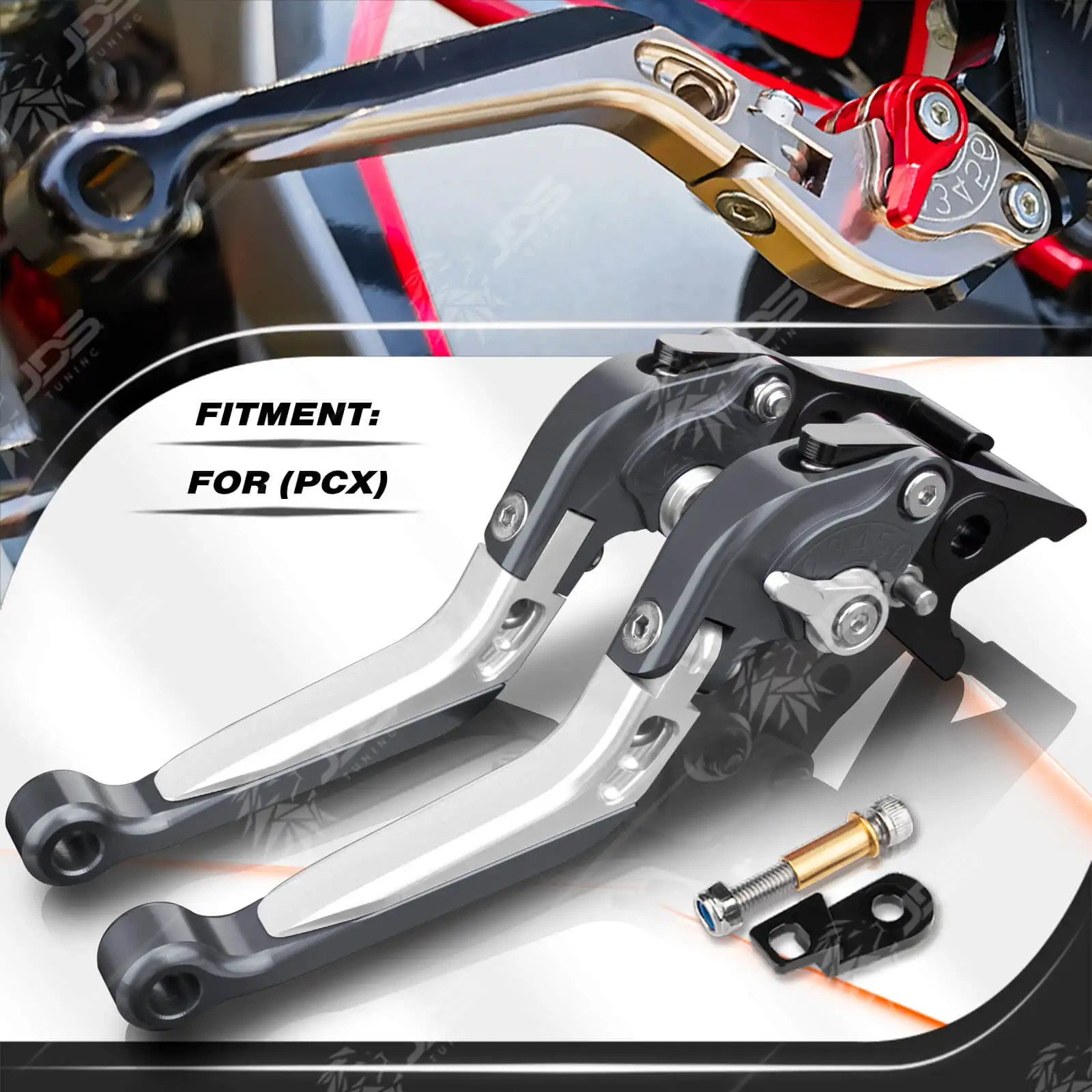 ForHondaPCX160PCX150PCX125MotorcycleParkingBrakeLeverSet