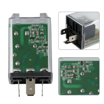 차량용 LED 점멸기 릴레이, 범용 전자 방향 지시등, 속도 제어 점멸기 릴레이, 180W, 3 핀, 12V