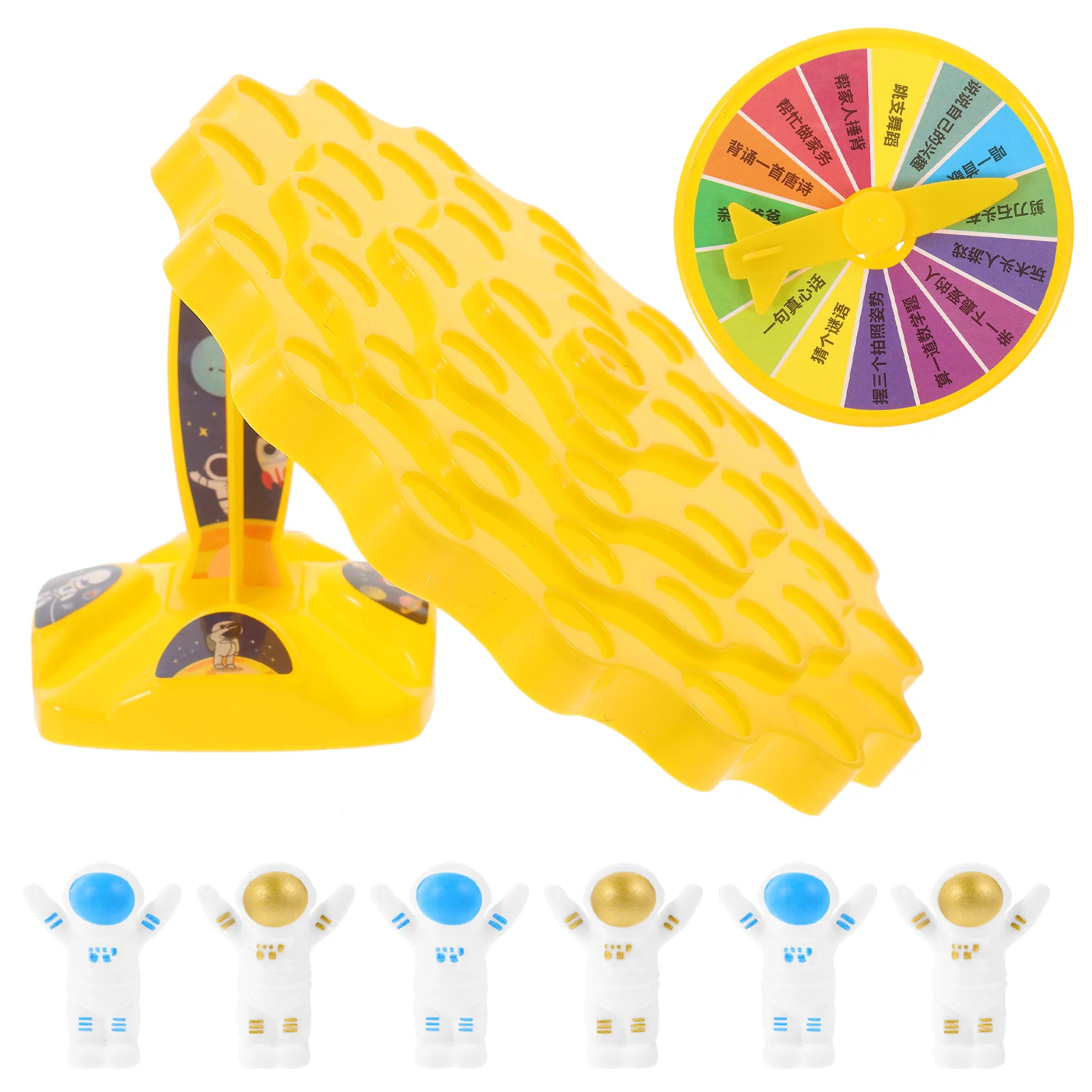 

1 Set Spaceman Stacking Toy Kids Balance Stacking Block Game Astronauts Plaything