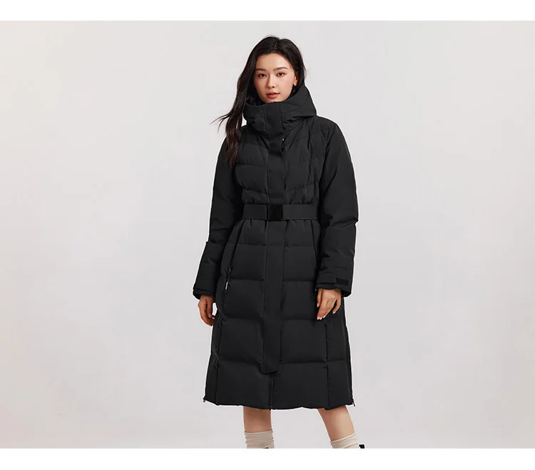Down Jacket Women Long Length Parka New Winter Goose Down Warm Outdoor Windproof Outerwear