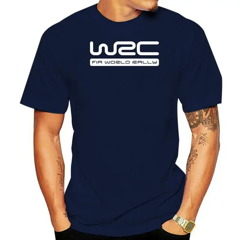 Magliette Da Uomo Maglietta Con Stampa Logo Wrc Fia World Rally Championship Tshirt Cotone O Collo T-Shirt A Maniche Corte Taglia Euro