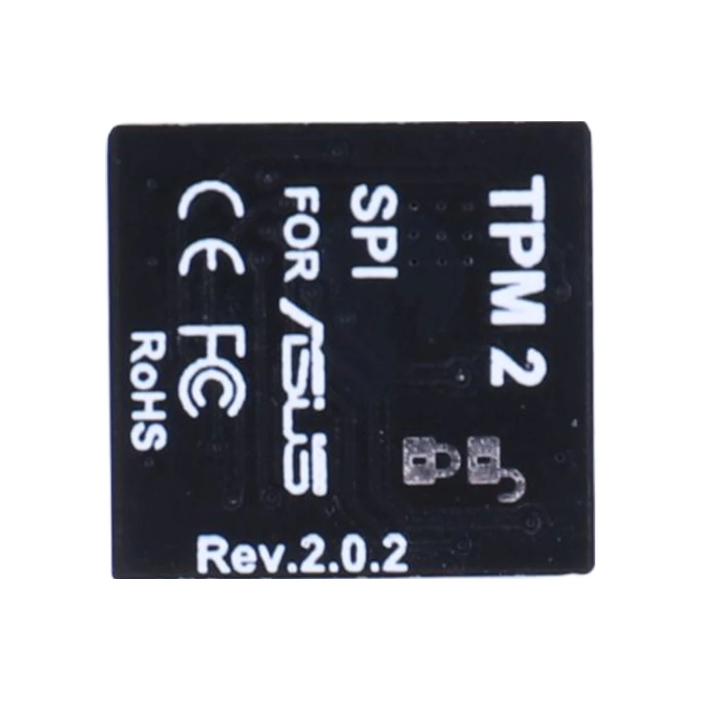 TPM 2.0 TPM2.0 보안 모듈 14핀 SPI 휴대용 TPM 2.0 원격 카드 ASUS 마더보드용 TPM2.0 원격 카드 보드