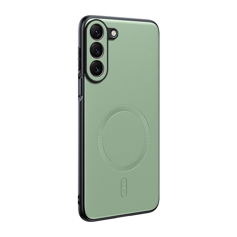 Ultra-Thin Vogue Leather Phone Case with Fall Protection and Magnetic Soft Cover