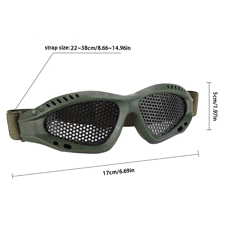 Tactical Goggles Shooting Glasses 1Pc Hunting Tactical Paintball Airsoft Shock Resistance Eye Game Protector
