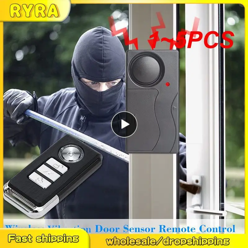 

1~5PCS Anchtek Anti-Theft Bike Alarm Waterproof Wireless Remote Control Alarm Vibration Sensor Warning System Alarma Moto