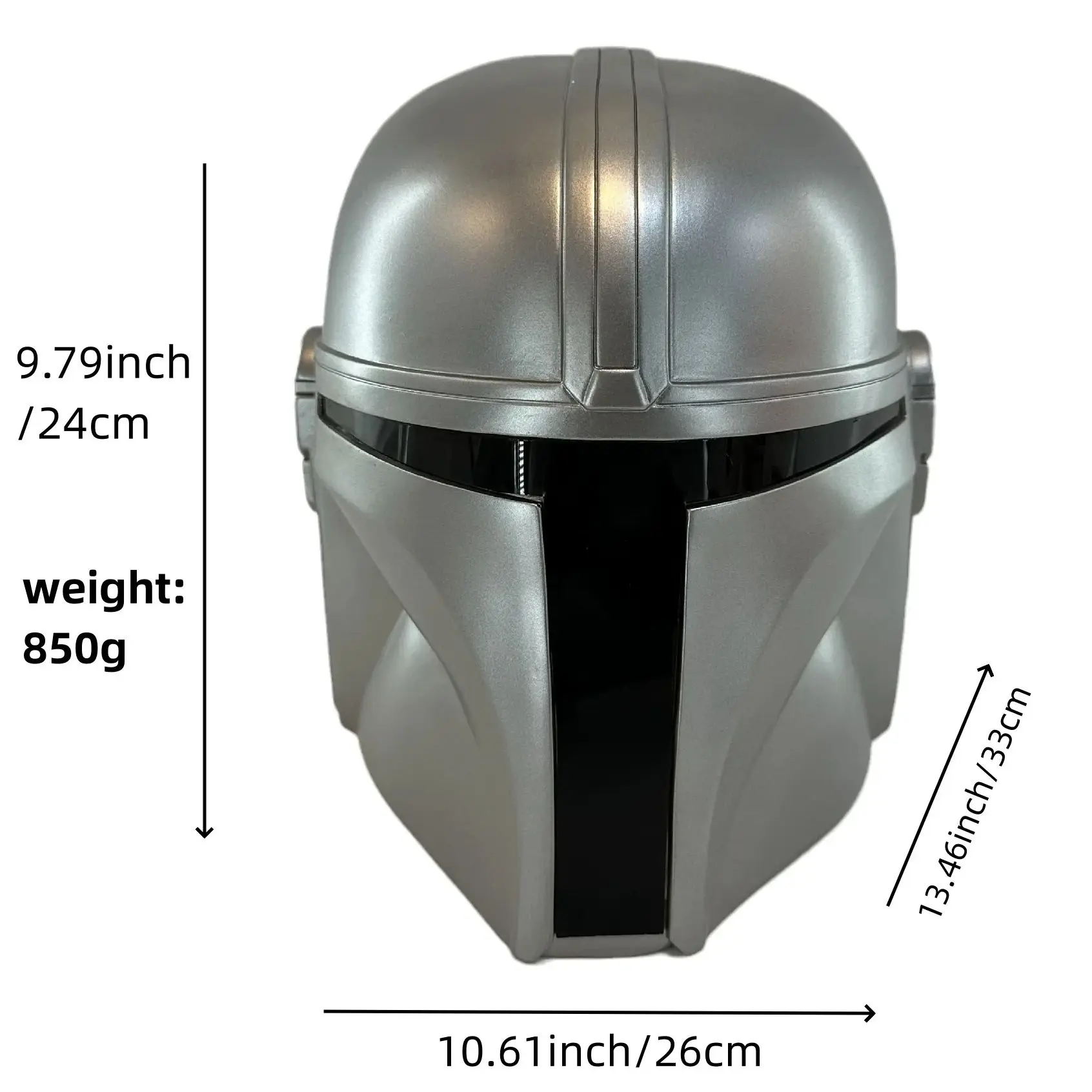 宇宙人のようなスターウォーズに出てきそうなLEDサイバーマスク