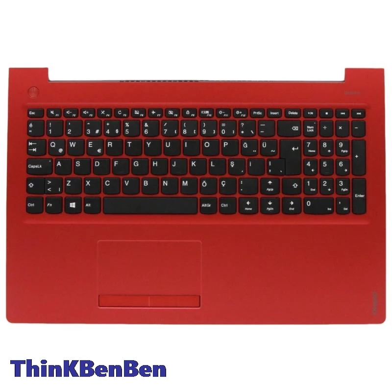 

TR Turkish Red Keyboard Upper Case Palmrest Shell Cover For Lenovo Ideapad 510 15 310 15 15IKB 15ISK 15IAP 15ABR 5CB0L35911