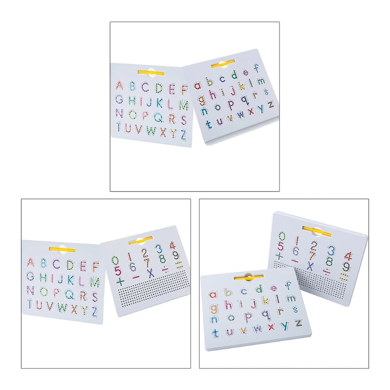 

Kids Magnet Tracing Board Alphabet ABC Letter Learning Board Aids for Preschool 3 4 5 Writing Tablet Toy for Elementary Dropship