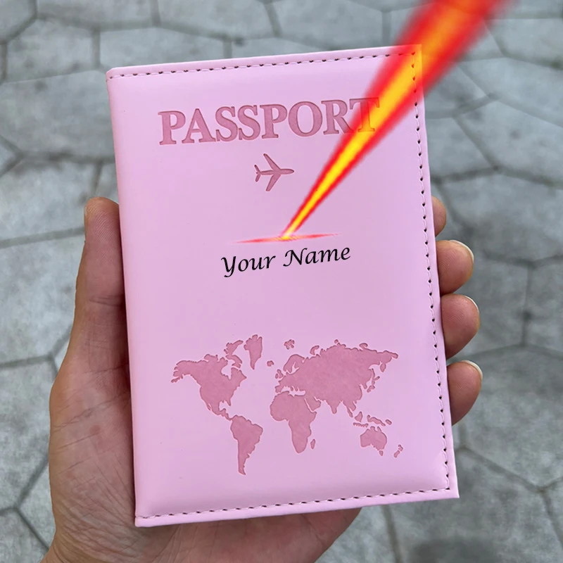 Personalized Passport Holder and Travel Wallet in PU Leather