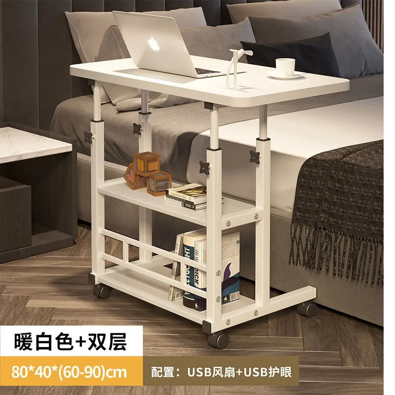 

Elevated learning table, bedside table, dormitory, minimalist bed, computer, bedroom table, movable office, simple desk