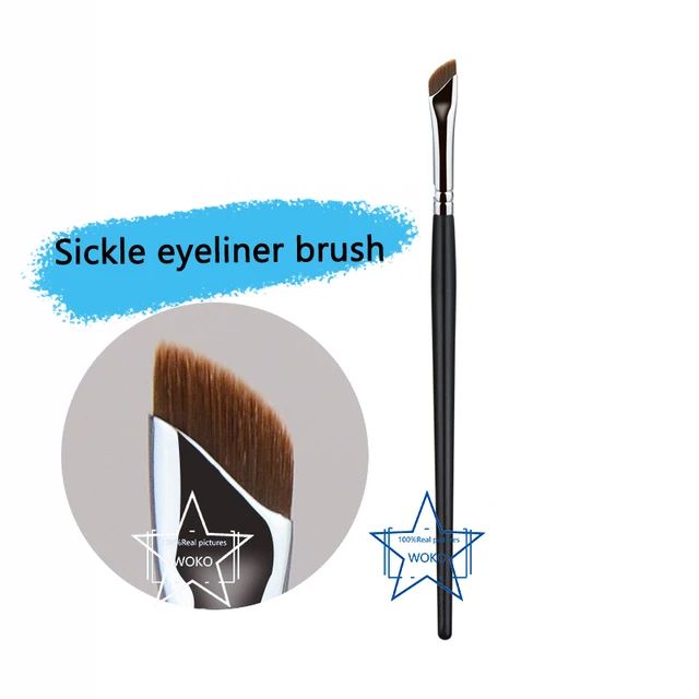 Upgrade Blade Eyeliner Brush Ultra Thin Fine Angle Flat Eyebrow Brush