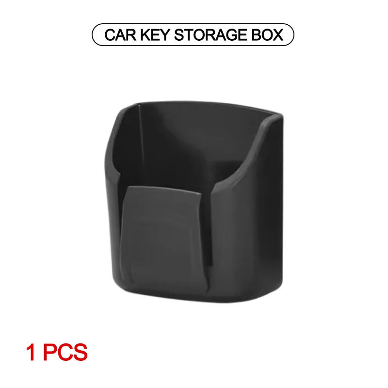 Car Key Storage Box Dashboard Compact Key Storage Organizer Universal Self-Adhesive Car Key Stowing Tidying Auto Accessorie