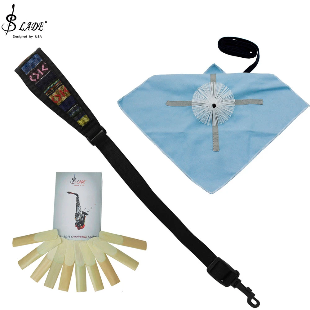 3pcs Instrument Care Kit Sax Professional Cleaning Kit for Saxophone