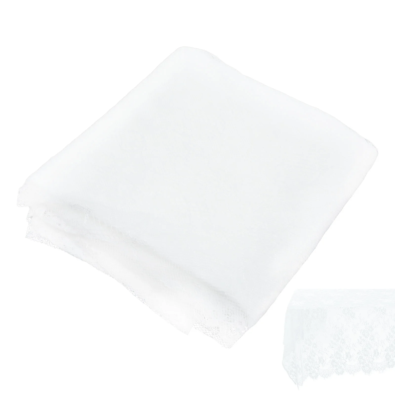 

Vintage Decor Wedding Decoration Elegant Tablecloths Outdoor Reception Lace Fabric for Dresses