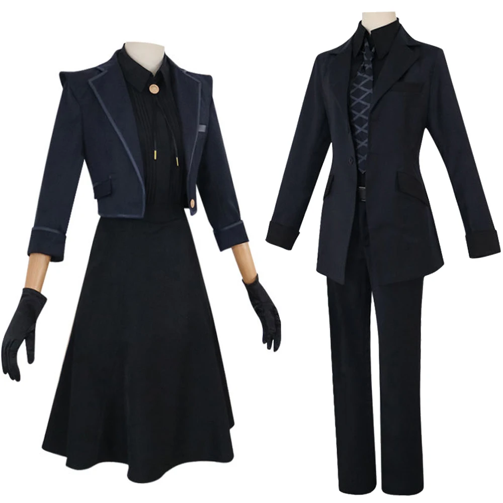 

Malfoy Cosplay Costume Black School Uniform Outfit for Boys and Girls Role Play Halloween Carnival Suit