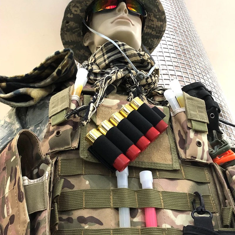 Nylon Shotgun Shell Holder for Hunting with Adhesive Backing