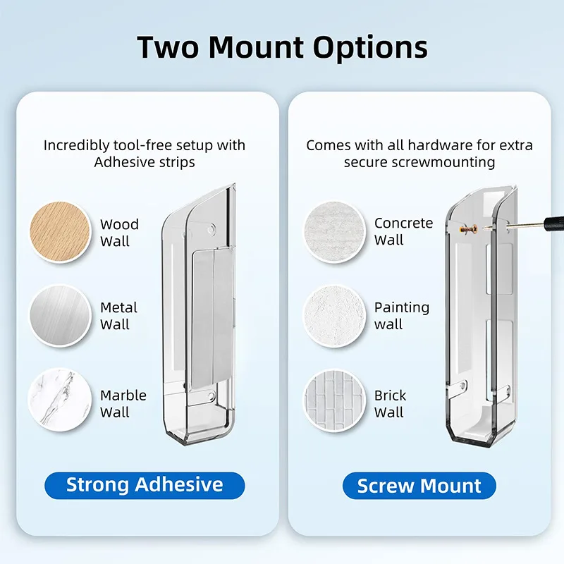 책상 아래 벽걸이형 노트북 마운트 홀더 노트북 브래킷(스크래치 방지 패드 포함) 사무실, 가정, 거실용 범용